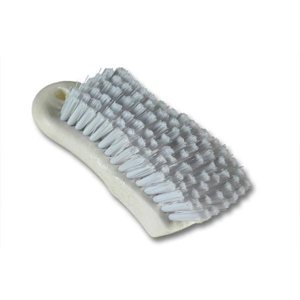 7034B - ROUND HAND SCRUB BRUSH Ø 115 MM - PBT 0,50MM / T40MM - BLUE